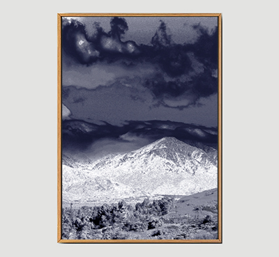 Mountain A Framed Wall Art Size 20in x 29in 