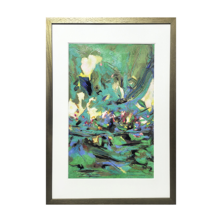 Mineral Pigment Painting - Spring Dance 26in x 34in