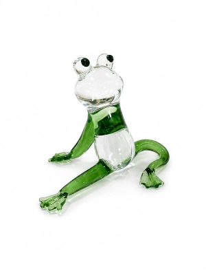 Glass art-frog