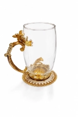 Golden Bloom Mugs