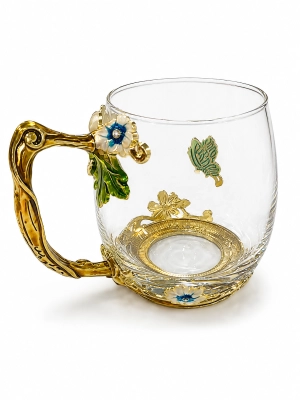 Golden Bloom Mugs