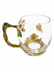 Golden Bloom Mugs