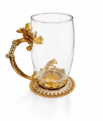 Golden Bloom Mugs