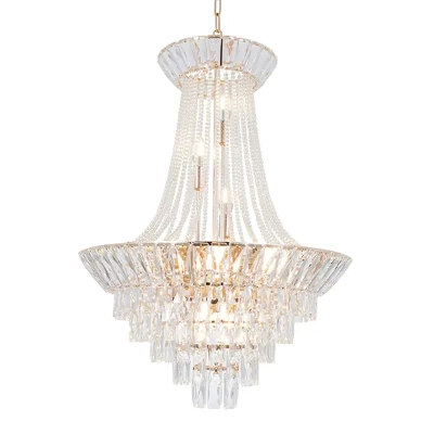 12-Light Gold French Empire Chandelier