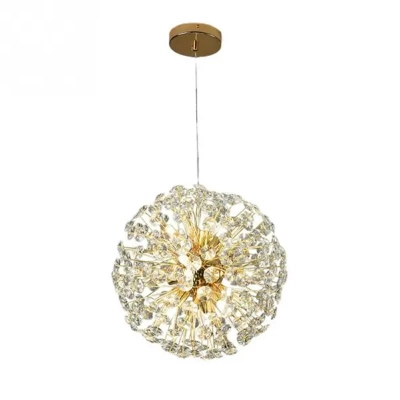 Dandelion Style Round Crystal Chandelier