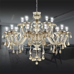 15 Lights Crystal Chandelier Ceiling Light 