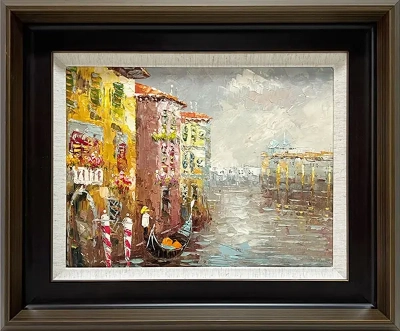 LS-27-3 Set of 2 Painting Art Solid Wood Frame Size 18inx22in