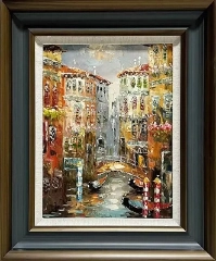 LS-42-9 Set of 2 Painting Arts Solid Wood Frame Size 18.5inx22.5in