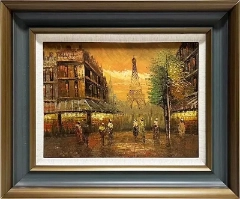LS-12-38 Set of 2 Painting Arts Solid Wood Frame Size 22.5inx18.5in