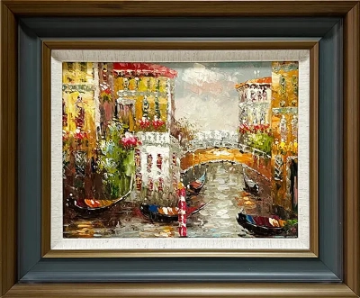 LS-17-21 Set of 2 Painting Arts Solid Wood Frame Size 22.5inx18.5in