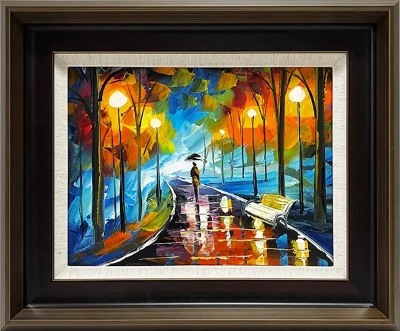 LS-29-37 Set of 2 Painting Arts Solid Wood Frame Size 22.5inx18.5in 